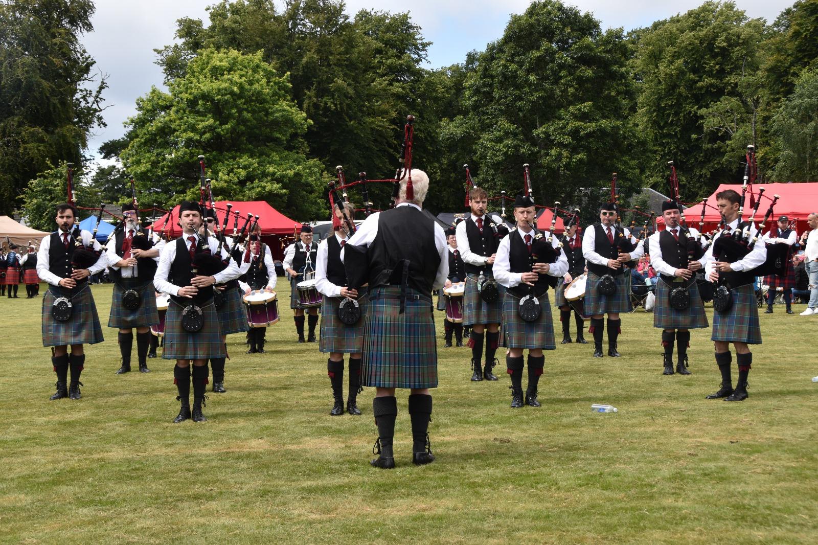 Stockbridge Pipe Band Grade 3B at the Scottish Pipe Band Championships 2026, Dumbarton